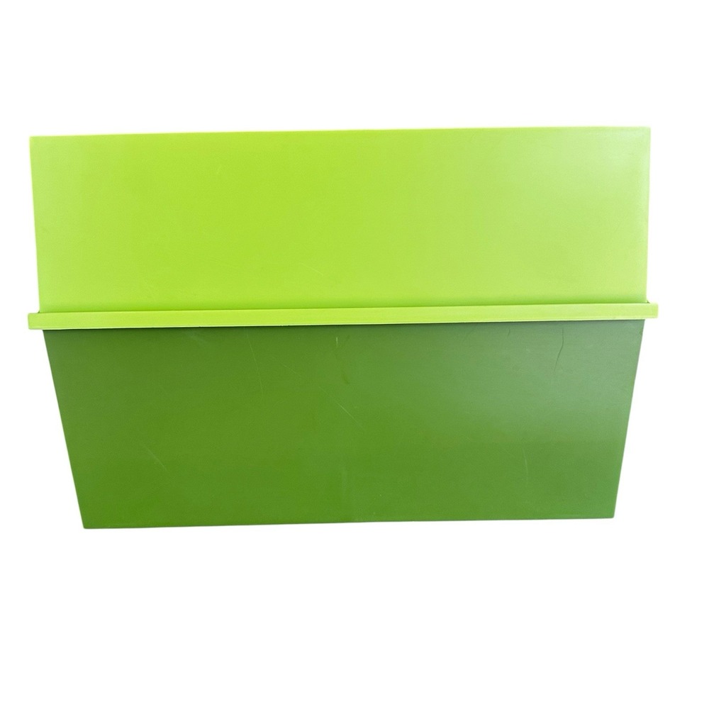 Vintage 1971 Betty Crocker Recipe Box Library Avocado Green 4 Packages SEALED